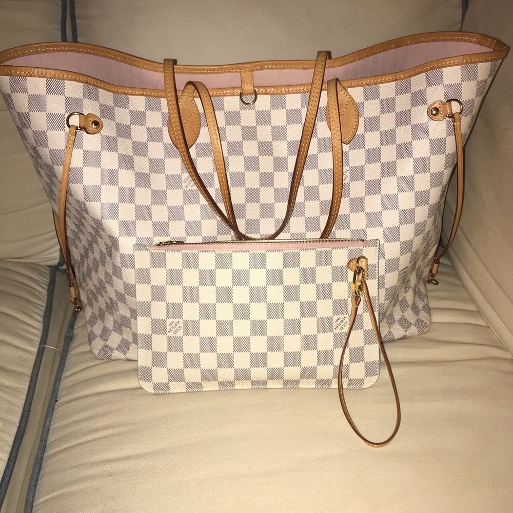 2018 Louis Vuitton GM Neverfull Azur